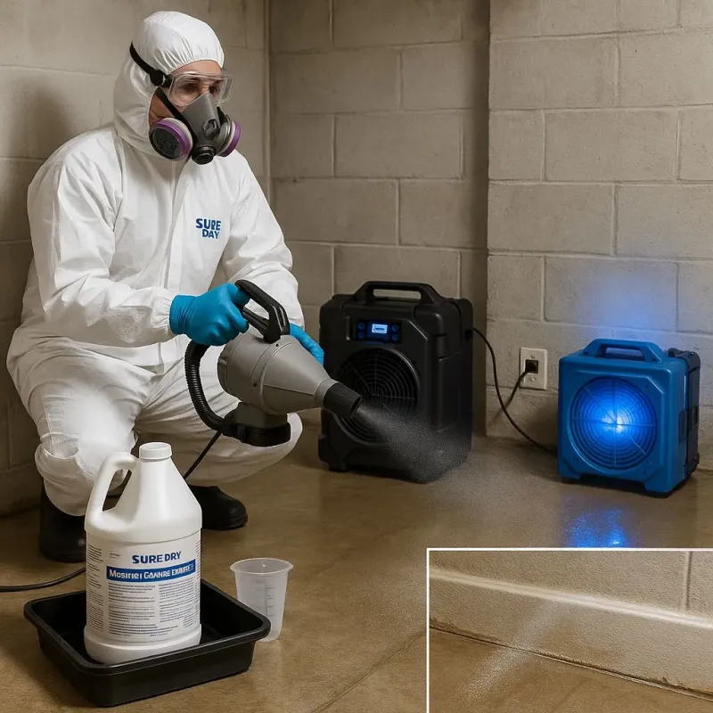 Sanitization and Odor Removal process in Lake Andes, SD