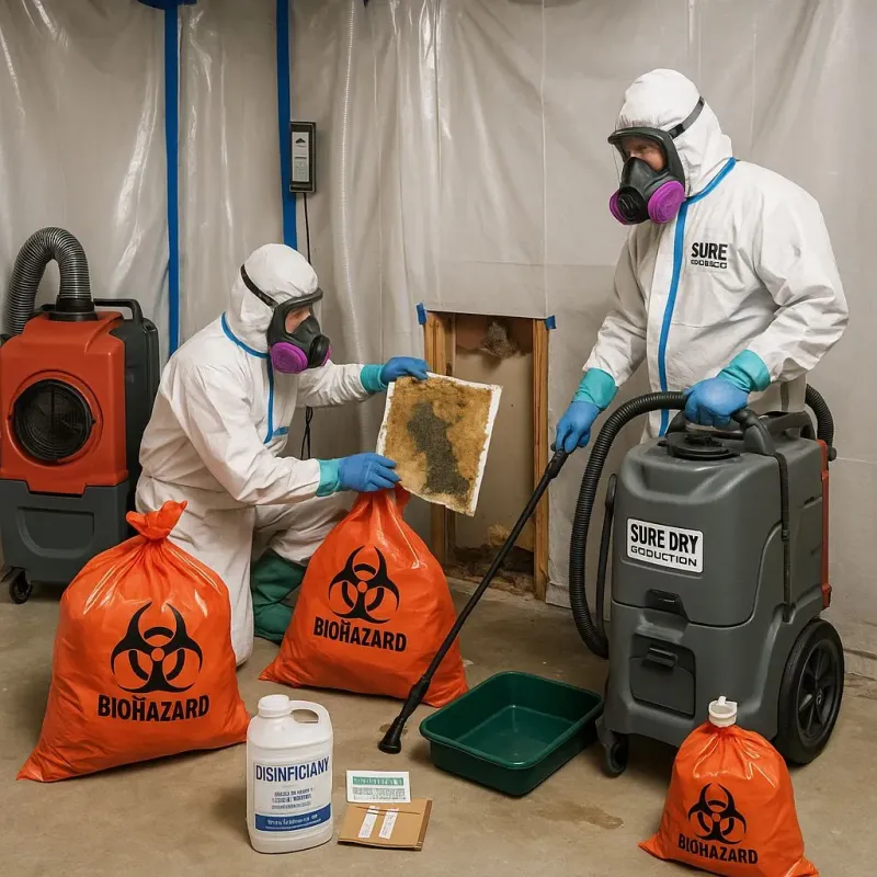 Contaminated Water Handling Protocols process in Lake Andes, SD